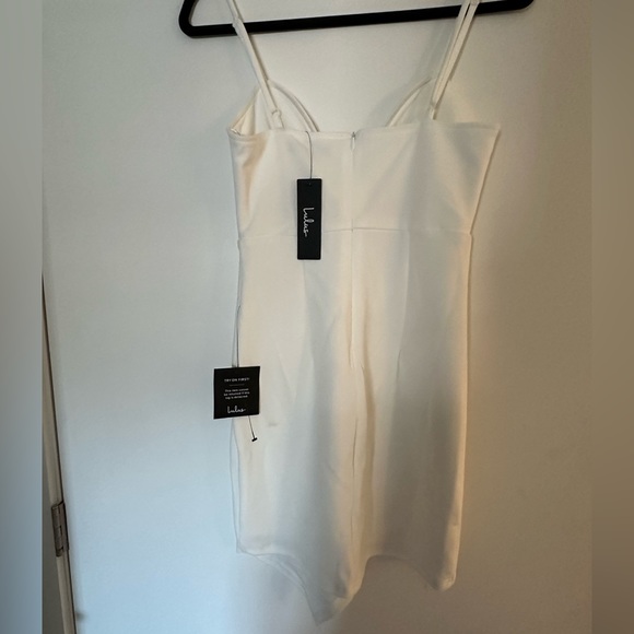 NWT- Lulus White Mini Dress - Picture 8 of 9